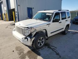 Salvage cars for sale at Duryea, PA auction: 2008 Jeep Liberty Sport