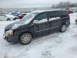 Salvage cars for sale at Davison, MI auction: 2012 Chrysler Town & Country Touring L