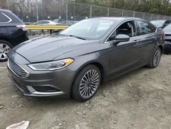 Ford salvage cars for sale: 2018 Ford Fusion SE