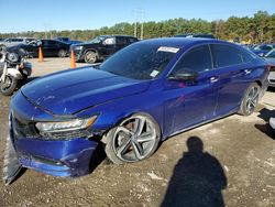 Salvage cars for sale at Greenwell Springs, LA auction: 2020 Honda Accord Sport