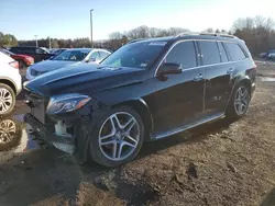 Mercedes-Benz gls-Class salvage cars for sale: 2017 Mercedes-Benz GLS 550 4matic