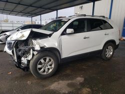 Salvage cars for sale from Copart Sacramento, CA: 2013 KIA Sorento LX