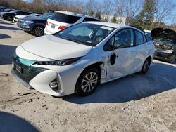 Salvage cars for sale at North Billerica, MA auction: 2020 Toyota Prius Prime LE