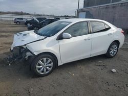 Salvage cars for sale at Fredericksburg, VA auction: 2016 Toyota Corolla L