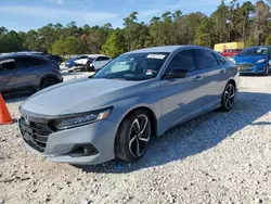 Honda salvage cars for sale: 2022 Honda Accord Sport SE