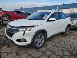 Salvage cars for sale at Woodhaven, MI auction: 2021 Honda HR-V LX