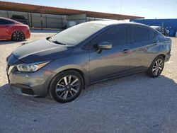 Salvage cars for sale at Andrews, TX auction: 2020 Nissan Versa SV