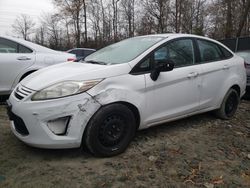 Salvage cars for sale at Waldorf, MD auction: 2011 Ford Fiesta S