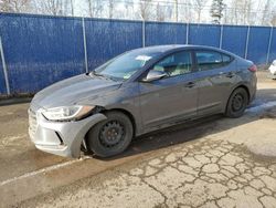 Salvage cars for sale at Moncton, NB auction: 2017 Hyundai Elantra SE