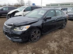 Salvage cars for sale at Chicago Heights, IL auction: 2017 Honda Accord Sport