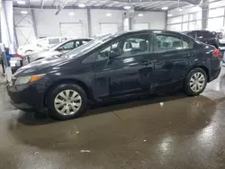 Honda salvage cars for sale: 2012 Honda Civic LX