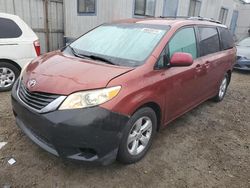 Vehiculos salvage en venta de Copart Los Angeles, CA: 2011 Toyota Sienna LE