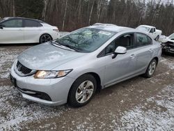 Honda salvage cars for sale: 2013 Honda Civic LX