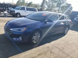 Salvage cars for sale at Denver, CO auction: 2019 Hyundai Elantra SEL