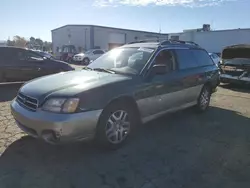 Salvage cars for sale at Vallejo, CA auction: 2001 Subaru Legacy Outback