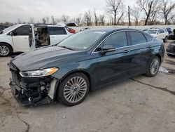 Salvage cars for sale at Bridgeton, MO auction: 2015 Ford Fusion Titanium