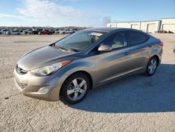 Salvage cars for sale at Kansas City, KS auction: 2013 Hyundai Elantra GLS