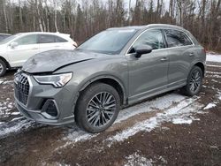 Salvage cars for sale from Copart Cookstown, ON: 2023 Audi Q3 Technik 45