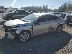 Salvage cars for sale at Riverview, FL auction: 2018 Chevrolet Malibu Hybrid