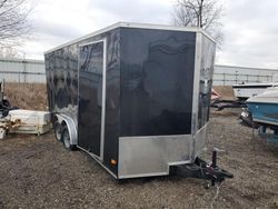 Salvage trucks for sale at Davison, MI auction: 2024 Dark Trailer