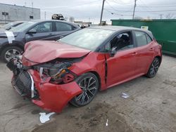 Salvage cars for sale at Chicago Heights, IL auction: 2021 Toyota Corolla XSE