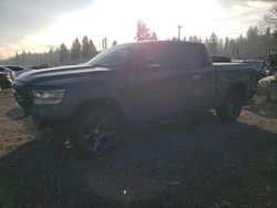 Salvage cars for sale at Graham, WA auction: 2020 Dodge RAM 1500 BIG HORN/LONE Star