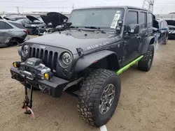 Salvage cars for sale at Elgin, IL auction: 2016 Jeep Wrangler Unlimited Rubicon