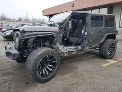 Jeep Wrangler Unlimited Sport salvage cars for sale: 2019 Jeep Wrangler Unlimited Sport