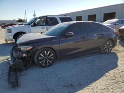 Honda salvage cars for sale: 2022 Honda Civic EXL