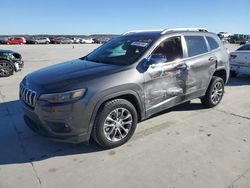 Jeep salvage cars for sale: 2019 Jeep Cherokee Latitude Plus