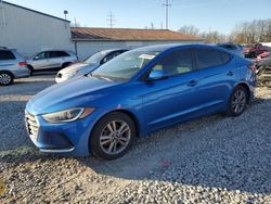 Salvage cars for sale at Columbus, OH auction: 2018 Hyundai Elantra SEL