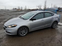 Salvage cars for sale at Montreal Est, QC auction: 2014 Dodge Dart SXT