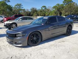 Salvage cars for sale from Copart Fort Pierce, FL: 2017 Dodge Charger SXT