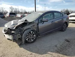 Honda Civic ex Vehiculos salvage en venta: 2015 Honda Civic EX