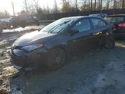 Salvage cars for sale at Waldorf, MD auction: 2017 Toyota Corolla L