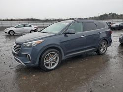 Hyundai salvage cars for sale: 2017 Hyundai Santa FE SE Ultimate