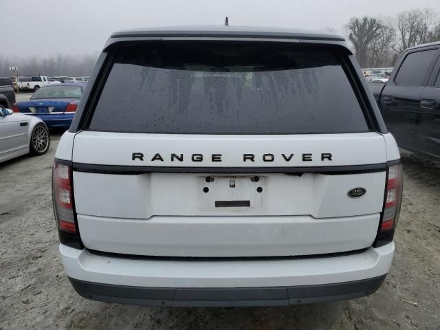 2016 Land Rover Range Rover HSE