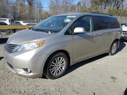 Toyota Sienna xle salvage cars for sale: 2017 Toyota Sienna XLE