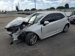 Salvage cars for sale at Miami, FL auction: 2020 Toyota Corolla SE