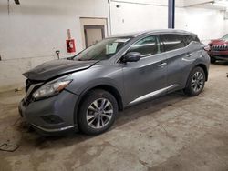 Salvage cars for sale at Ham Lake, MN auction: 2015 Nissan Murano S