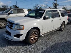 Salvage cars for sale at Riverview, FL auction: 2015 Ford Expedition EL Limited