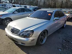 Mercedes-Benz salvage cars for sale: 2002 Mercedes-Benz S 430