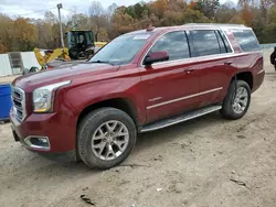 Salvage cars for sale at Grenada, MS auction: 2017 GMC Yukon SLT