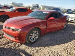 Chevrolet salvage cars for sale: 2015 Chevrolet Camaro LT