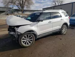 Salvage cars for sale at Albuquerque, NM auction: 2016 Ford Explorer Limited