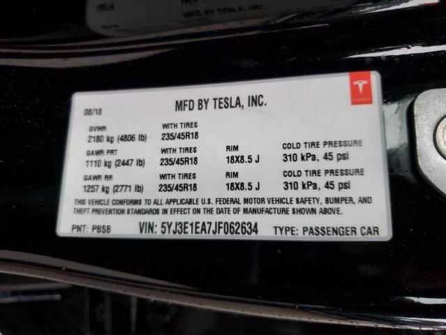 2018 Tesla Model 3