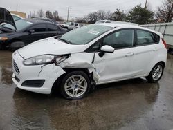 Salvage cars for sale at Moraine, OH auction: 2018 Ford Fiesta SE