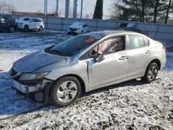 Salvage cars for sale at Windsor, NJ auction: 2013 Honda Civic LX