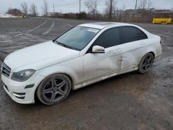 Salvage cars for sale at Montreal Est, QC auction: 2014 Mercedes-Benz C 300 4matic