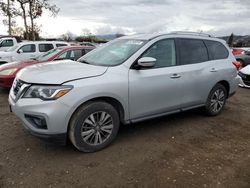 Salvage cars for sale from Copart San Martin, CA: 2017 Nissan Pathfinder S